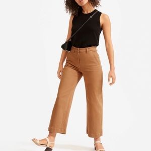 Everlane Wide Leg Crop in Ochre